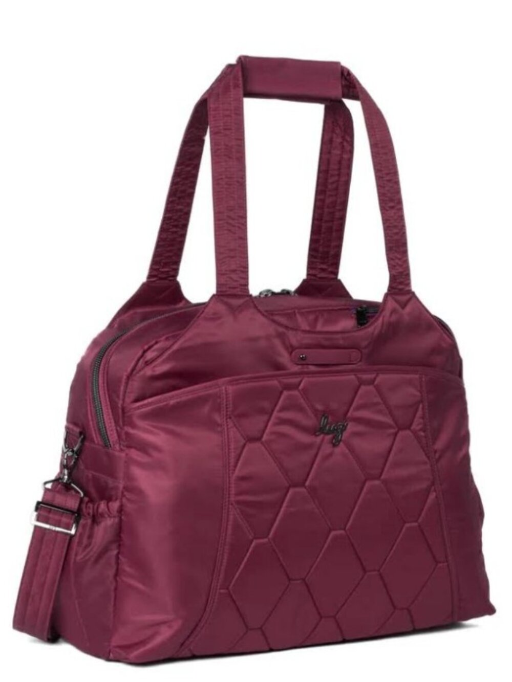 Lug Pontoon 2 Overnight Bag Raspberry Berry Red - Picture 2 of 14